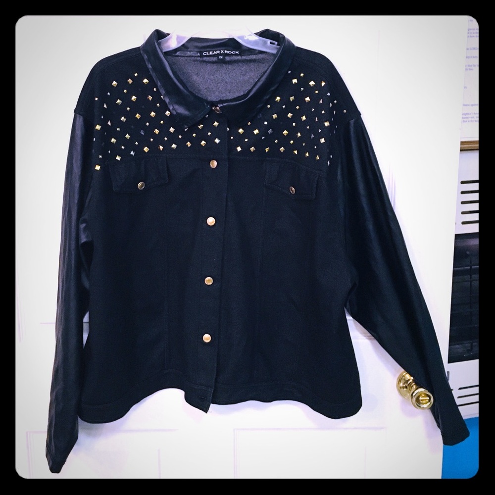 Women’s light weight jacket with embellishments